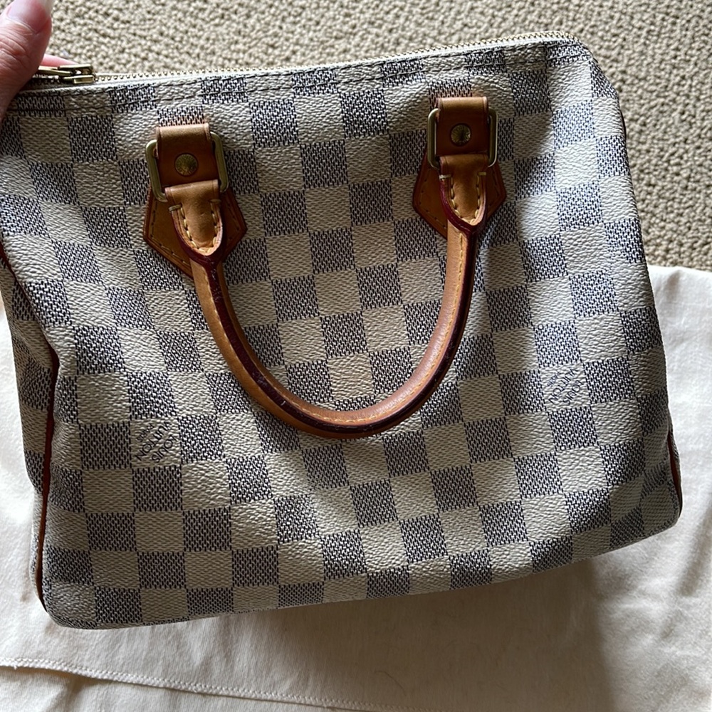 Louis Vuitton Authentic Damier Azur Speedy 25 - Picture 5 of 16